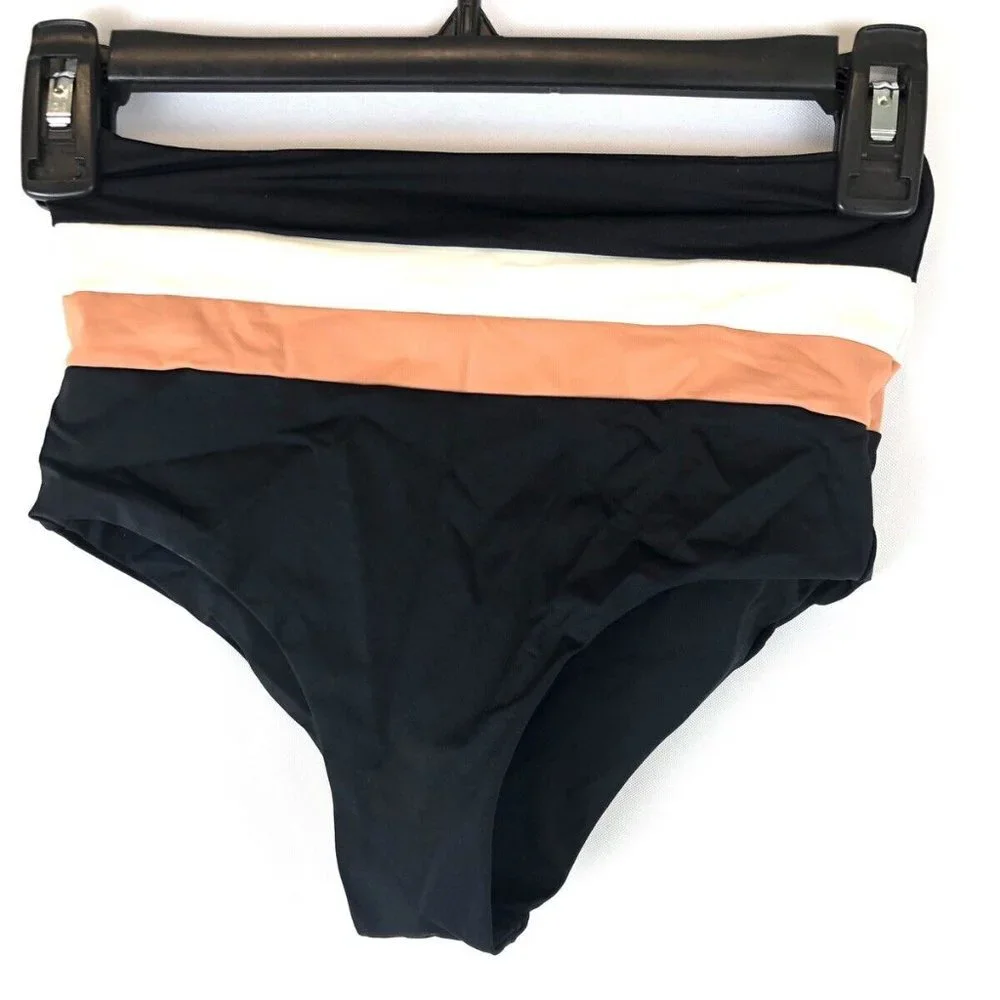 Lspace Womens Classic High Rise Swim Bottom Size Small